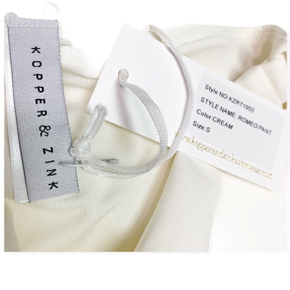 KOPPER & ZINK ROMEO HIGH RISE CREAM BIKINI BOTTOM - Picture 10 of 16